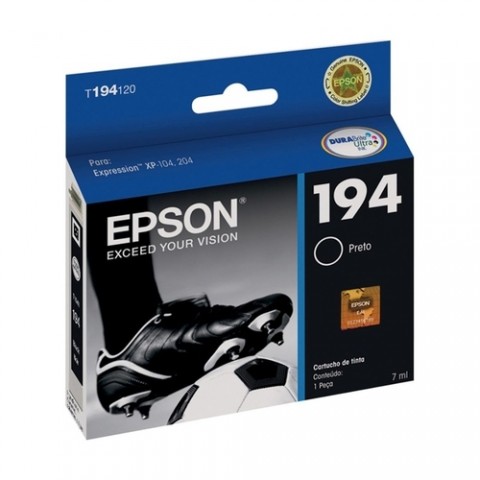 CARTUCHO EPSON 194 PRETO ORIGINAL