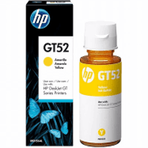 REFIL DE TINTA HP GT 52 AMARELO ORIGINAL